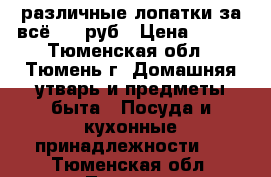 различные лопатки за всё 200 руб › Цена ­ 200 - Тюменская обл., Тюмень г. Домашняя утварь и предметы быта » Посуда и кухонные принадлежности   . Тюменская обл.,Тюмень г.